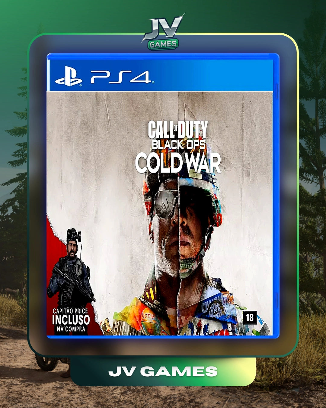 CALL OF DUTY BLACK OPS COLD WAR EDIÇÃO PADRÃO PARA PS4