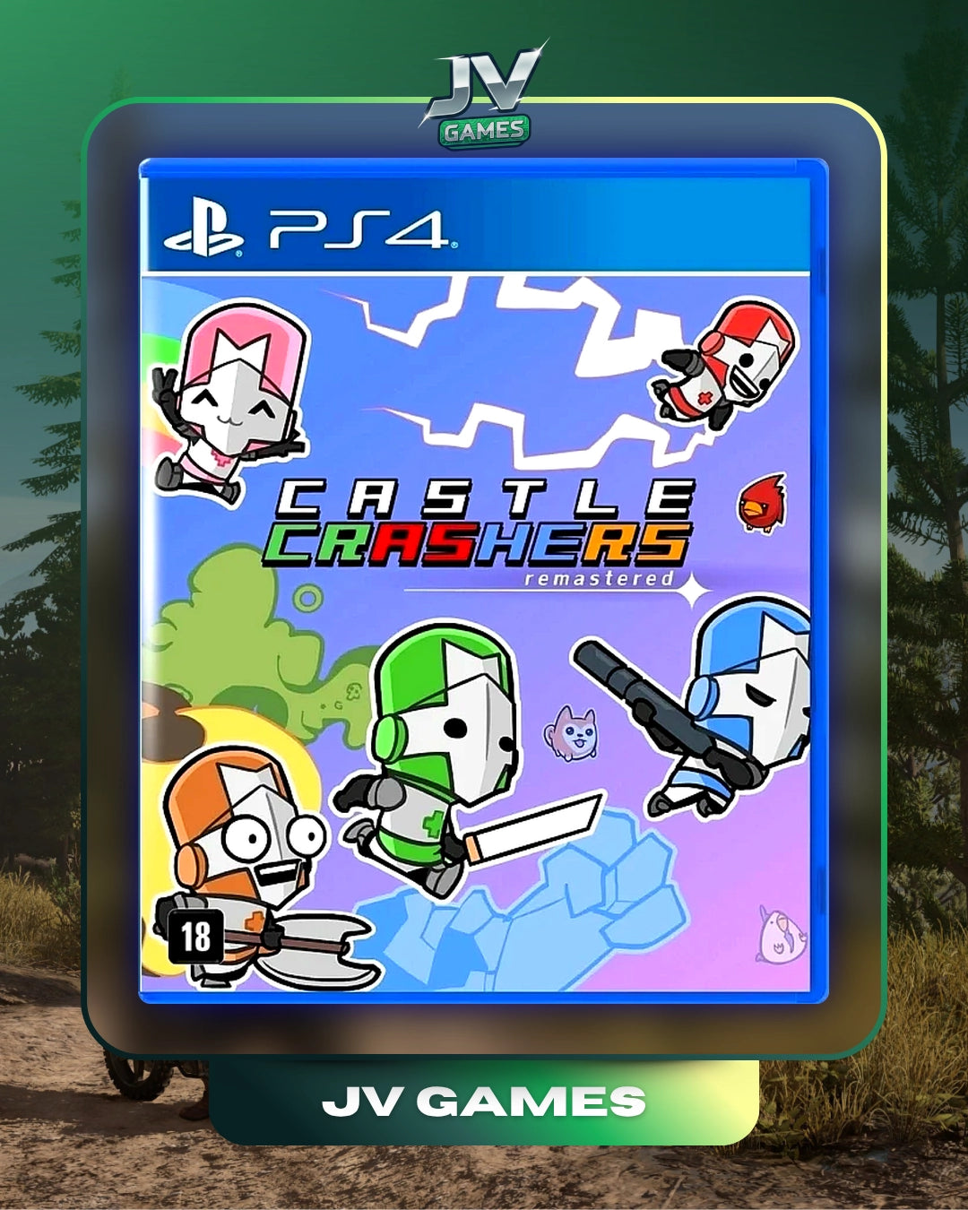 CASTLE CRASHERS REMASTERED PARA PS4