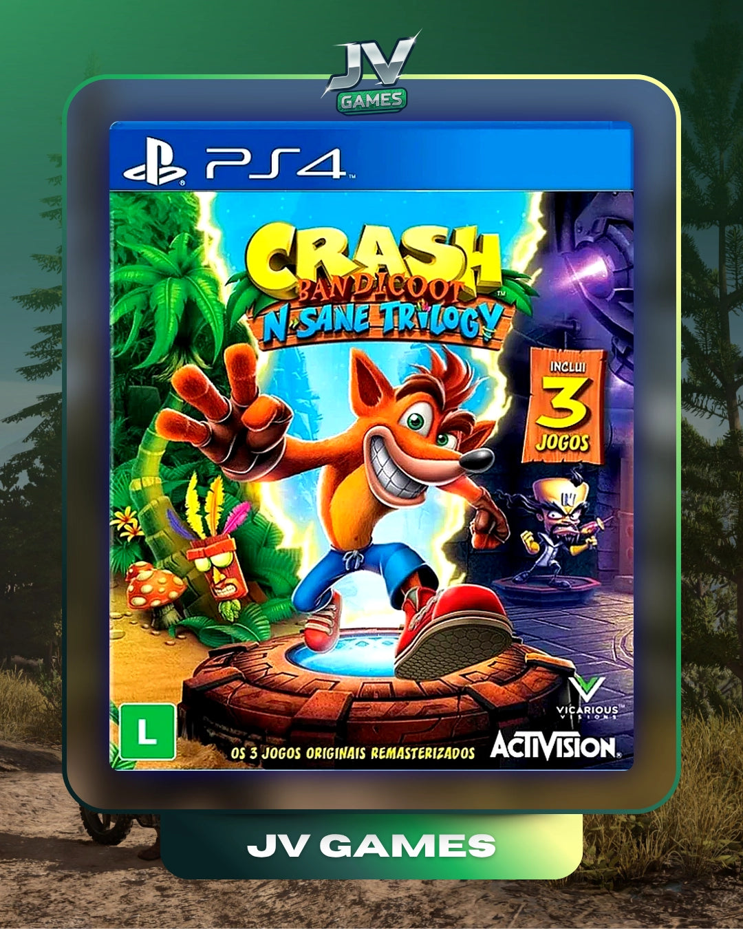 CRASH BANDICOOT N. SANE TRILOGY PARA PS4