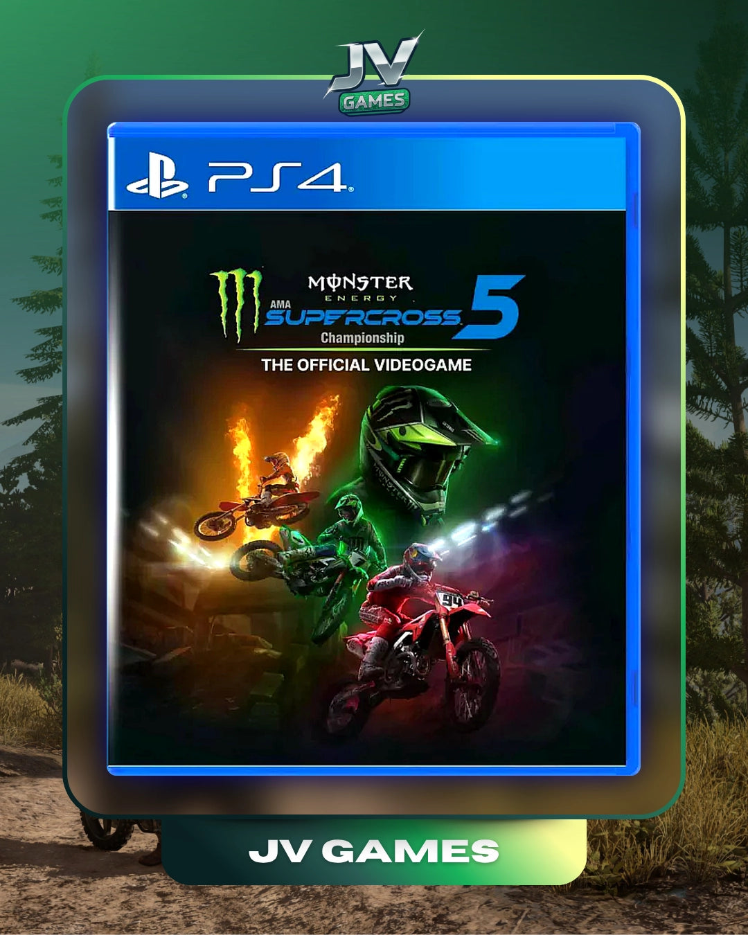 MONSTER ENERGY SUPERCROSS - THE OFFICIAL VIDEOGAME 5 PARA PS4