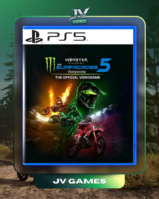MONSTER ENERGY SUPERCROSS - THE OFFICIAL VIDEOGAME 5 PARA PS5