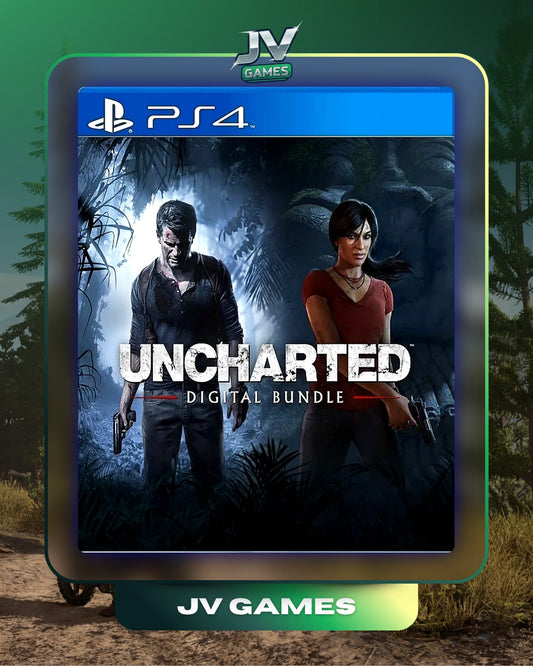 PACOTE UNCHARTED 4 A THIEF'S END E UNCHARTED THE LOST LEGACY PARA PS4