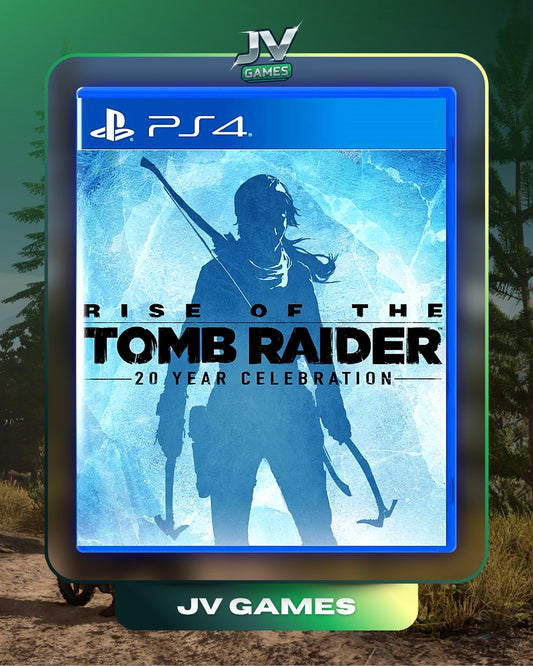 RISE OF THE TOMB RAIDER COMEMORAÇÃO DE 20 ANOS PARA PS4