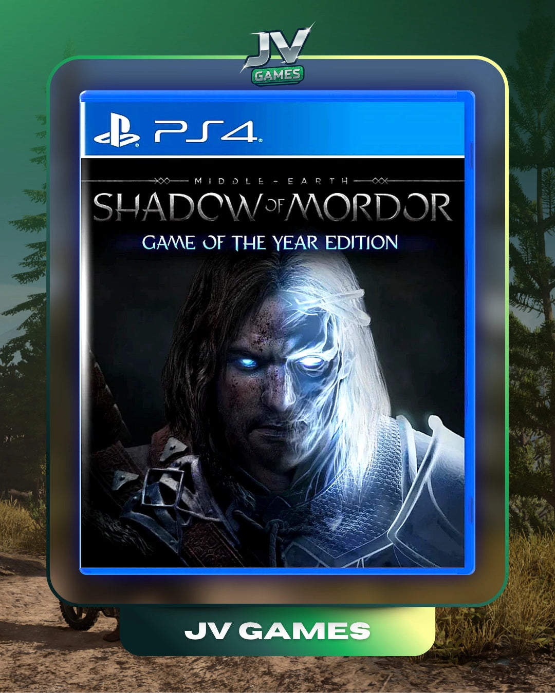 TERRA-MÉDIA SOMBRAS DE MORDOR EDIÇÃO JOGO DO ANO​ PARA PS4