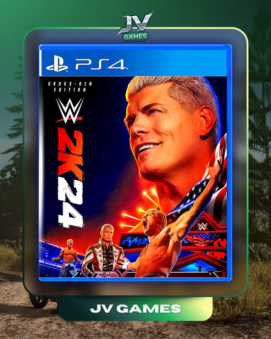 WWE 2K24 EDIÇÃO DIGITAL CROSS-GEN PARA PS4